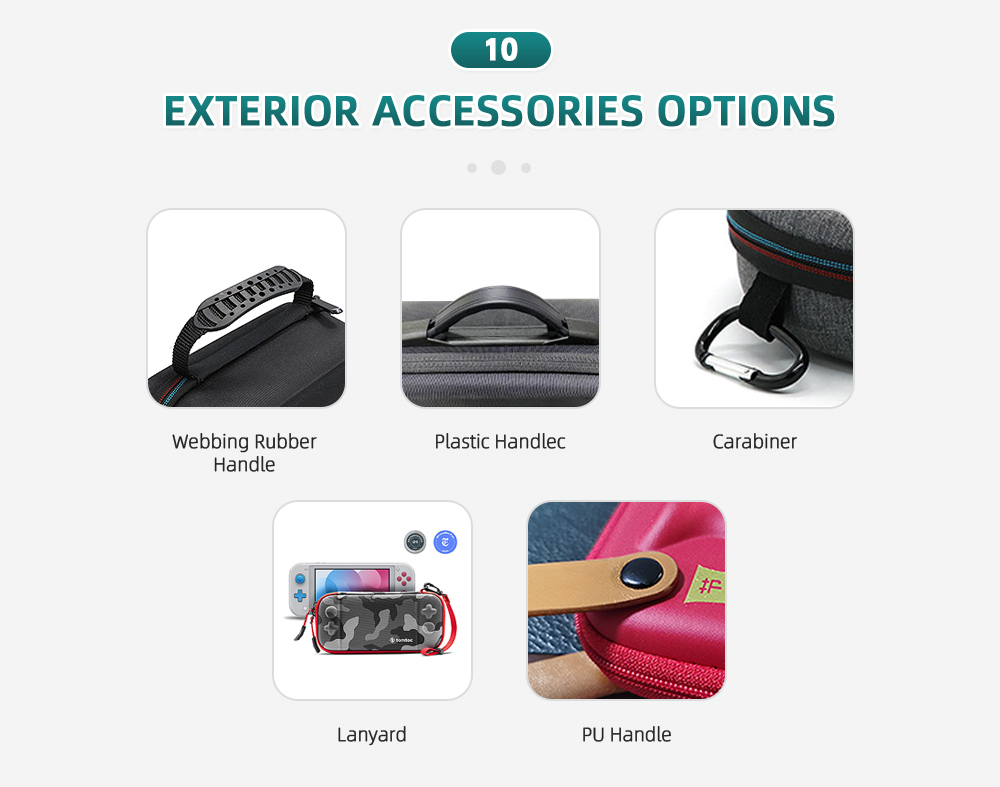  OPTIONS D'ACCESSOIRES EXTÉRIEURS 