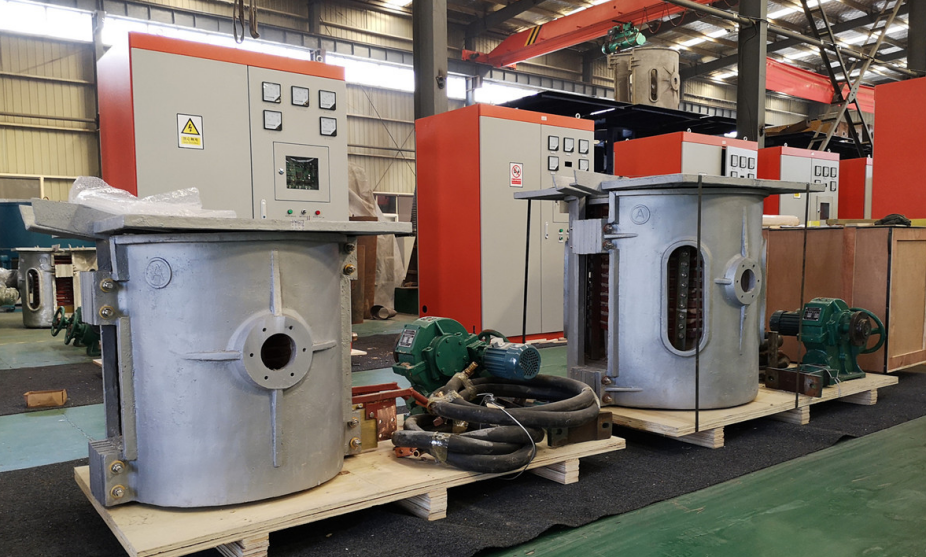 aluminum melting machine induction furnace for cast iron industrial automation china product electronics