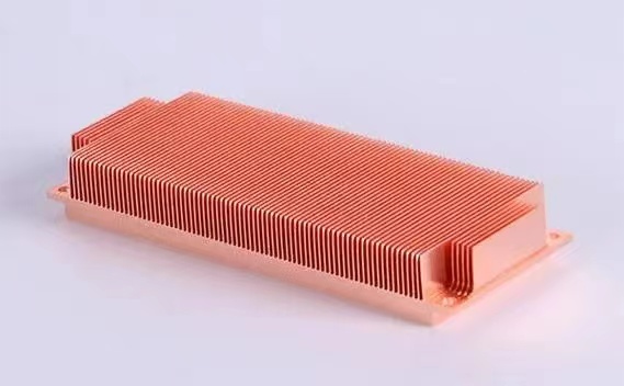 Copper shovel-tooth heatsink