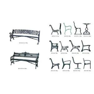 Cast aluminum products are widely used in outdoor parks