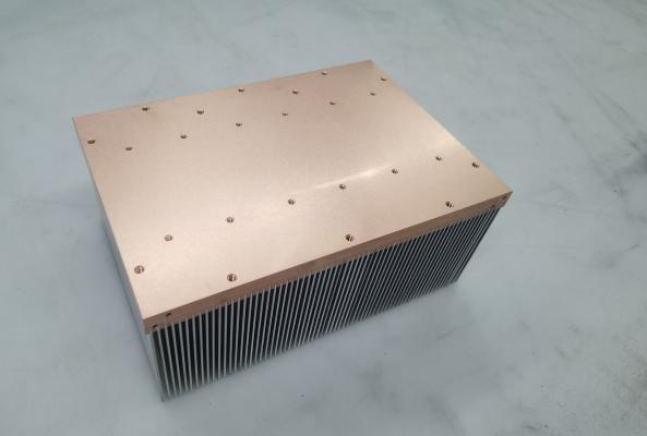 Copper and aluminum composite radiator