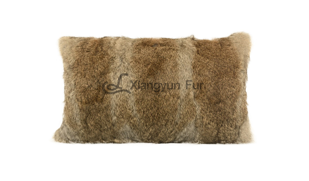 Natural Brown Rabbit Fur