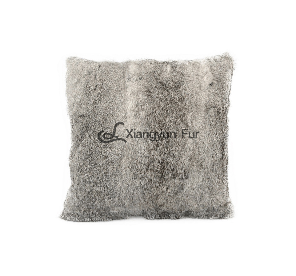 Natural Grey Rabbit Fur