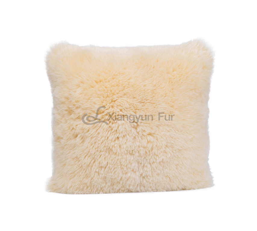 Front 100% Cashmere Fur Pillow