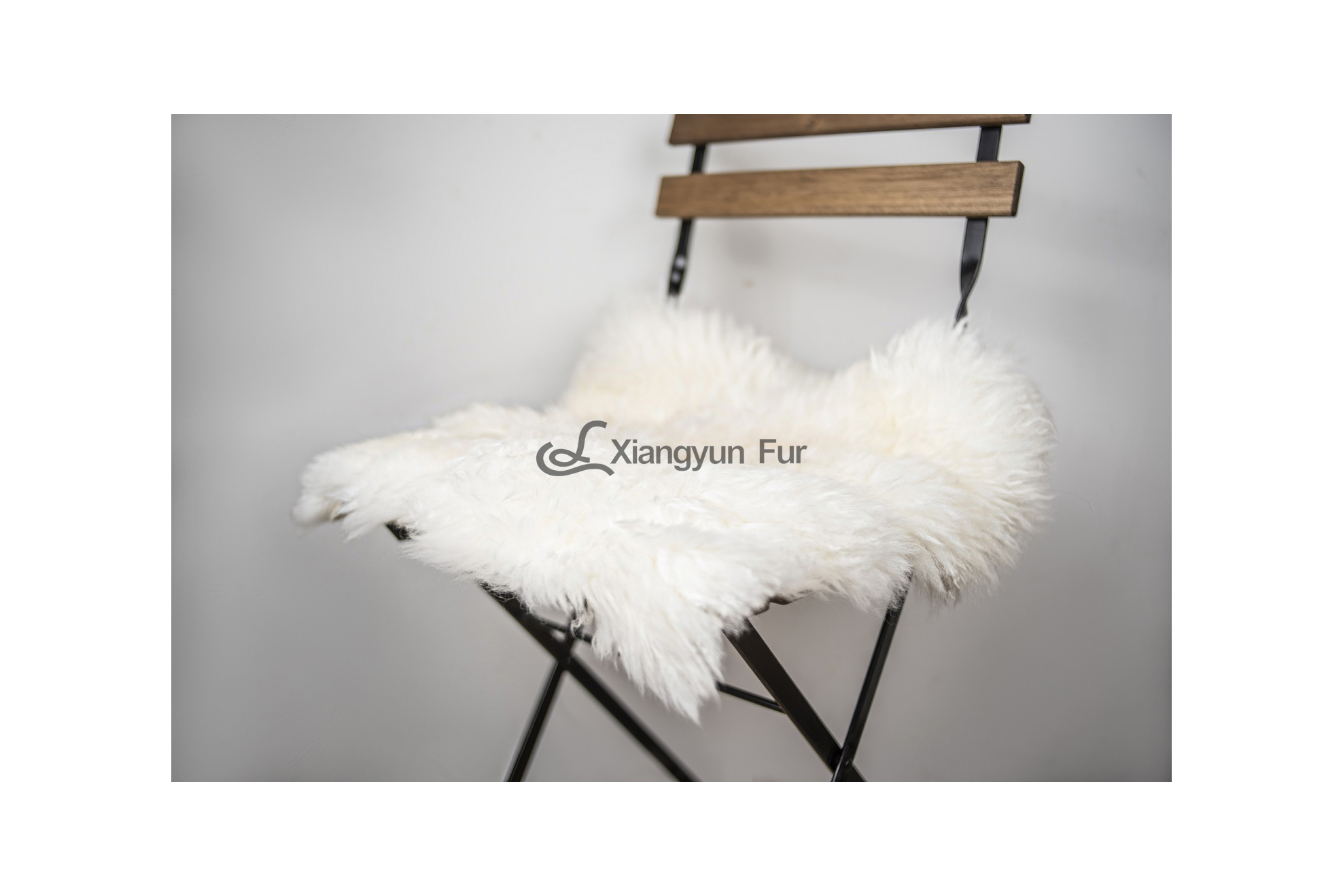 Coussin de chaise en peau de mouton ivoire Nz