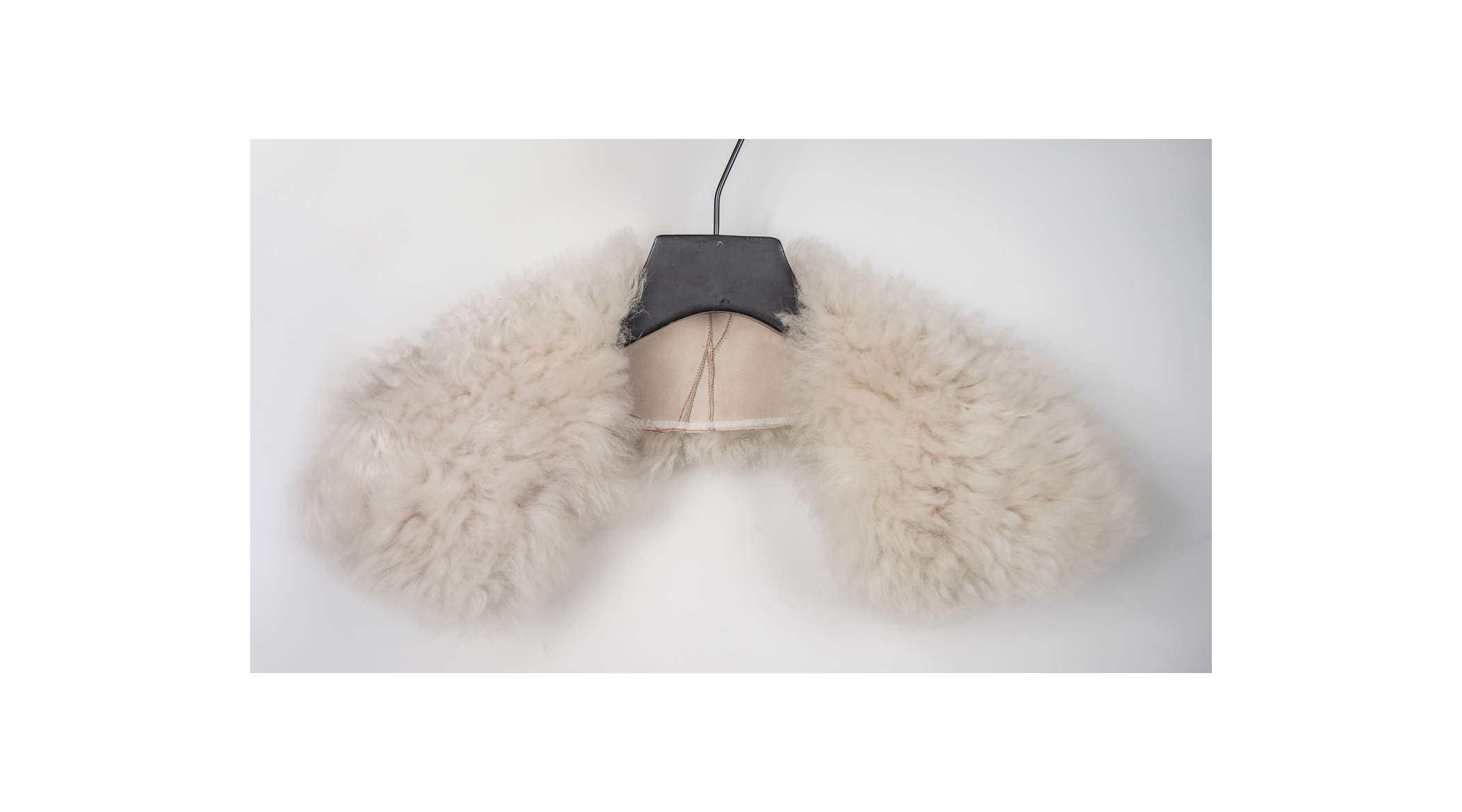 100% Sheep Fur Collar