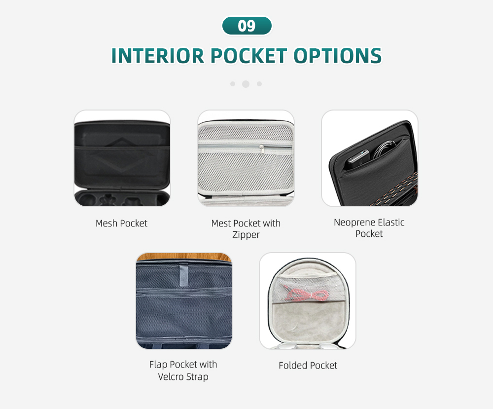 INTERIOR POCKET OPTIONS