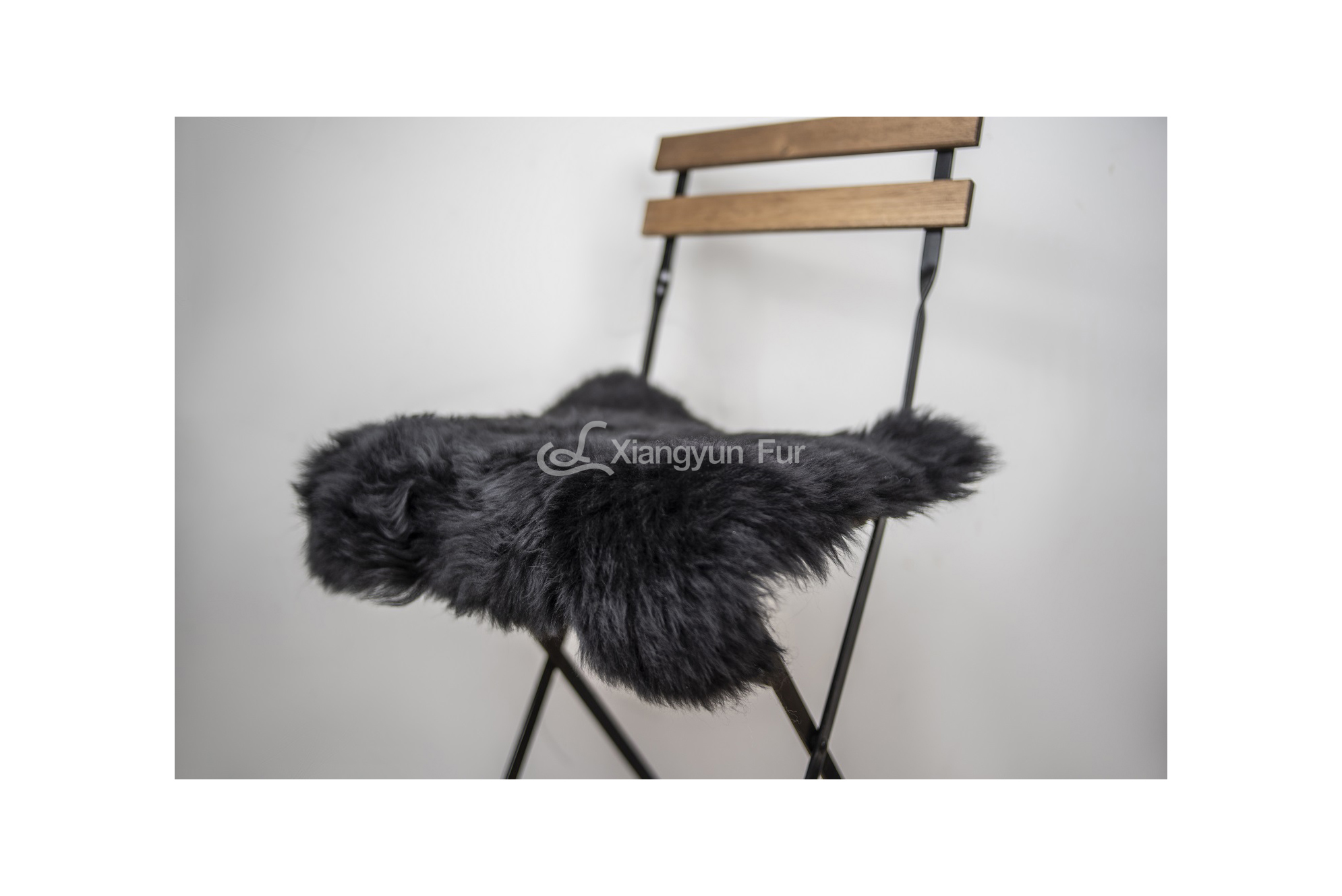 NZ Sheepskin Black Lamb Fur Pad