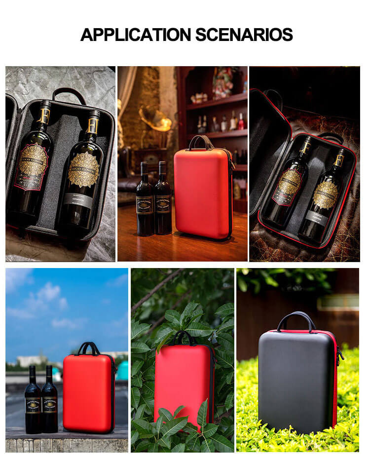  Водоотпорна ЕВА торбица за црвено вино 