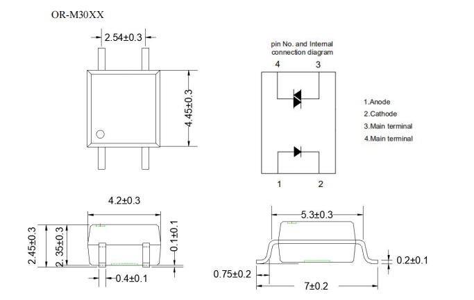 Thyristor (inductive load) of OR-M304X(L)_OR-M306X(L)_OR-M308X(L)-TP-G-(HB) -EN-V0