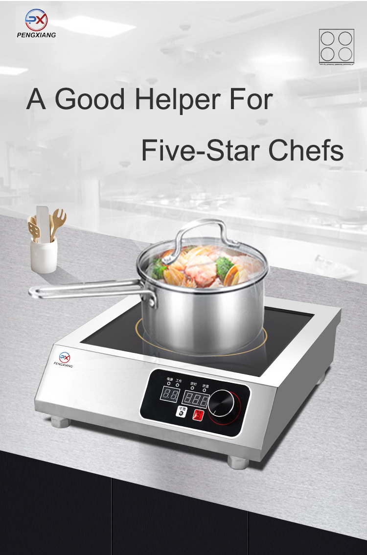 3500W Single Burner Flat Commercial Electric Induction Cooker