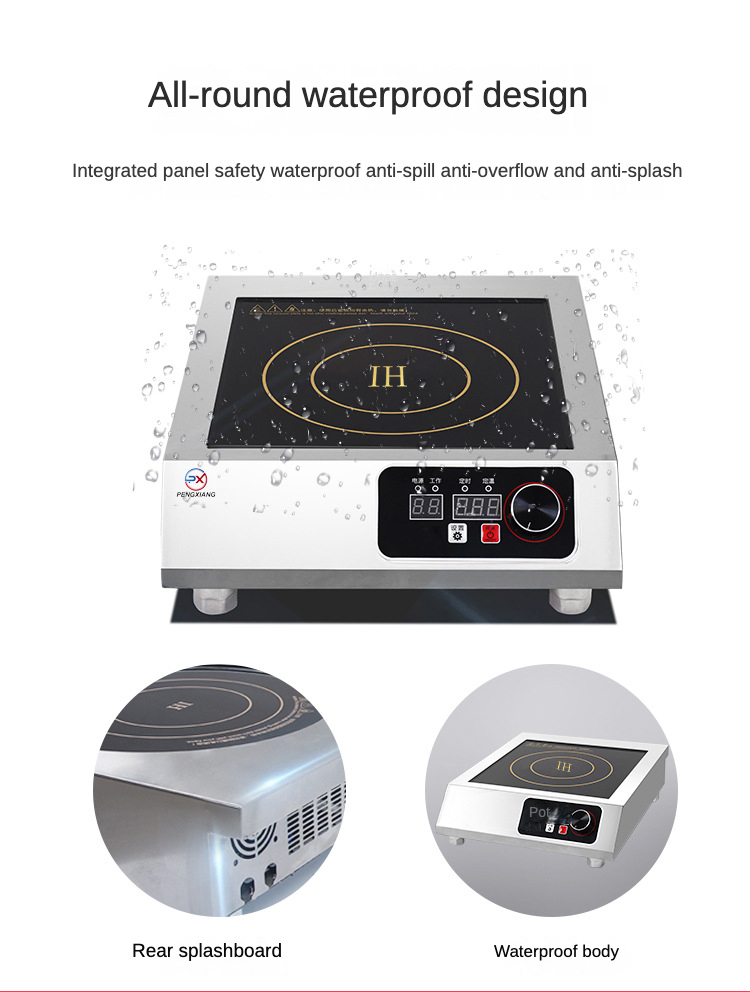 3500W Single Burner Flat Commercial Electric Induction Cooker