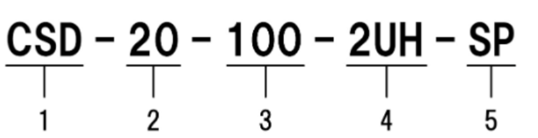  CSD series combination typesuper flat type 