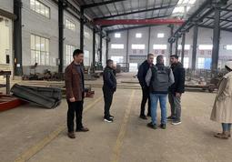 clients who from Lebanon visit our factory .they buy scrap lead battery recycle machine system from us