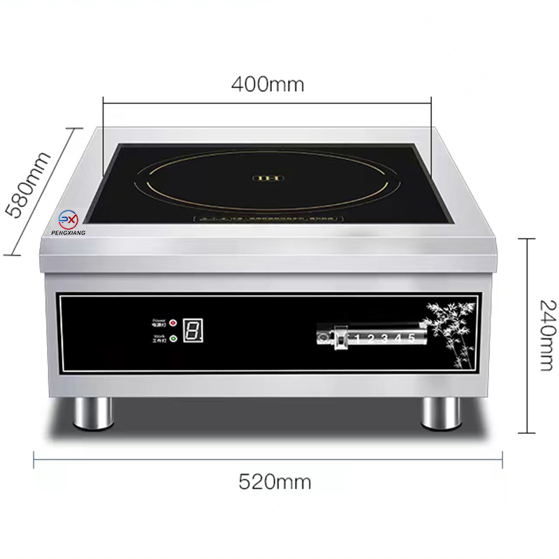 8000W Single Burner Flat Commercial Electric Induction Cooker