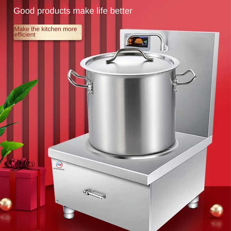 Dual-head Commercial Induction Soup Cooker