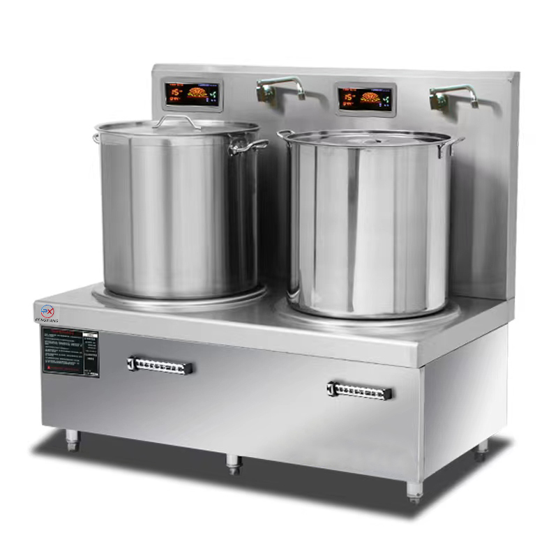 Dual-head Commercial Induction Soup Cooker