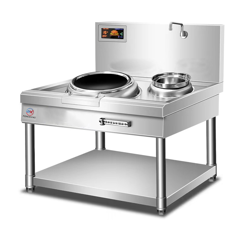 Free-standing Single-head Commercial Induction Stir-Fry Cooker