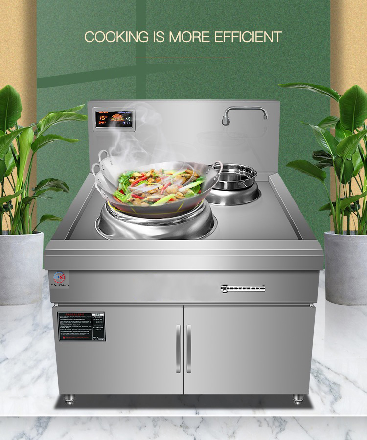  Cabinet-style Single-head Commercial Induction Stir-fry Cooker 