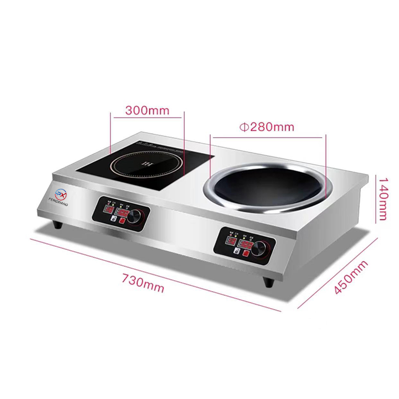 3500W Single Flat and Concave Commercial Induction Cooker