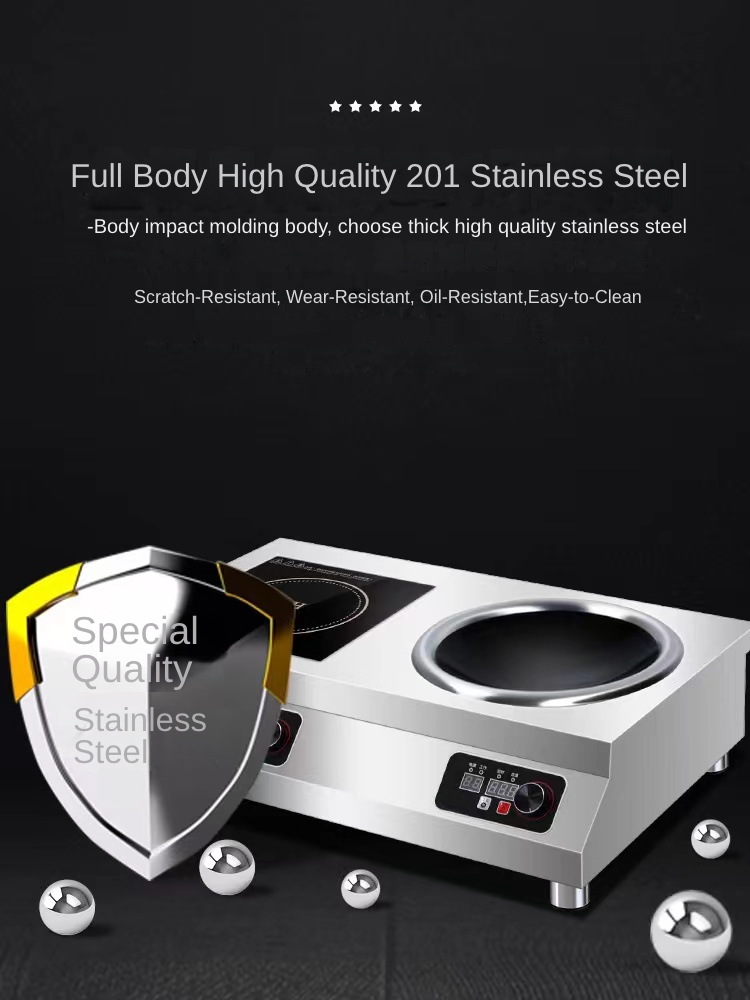  3500W Single Flat et Concave Commercial Induction Cooker {503392} </p>
 <p style=