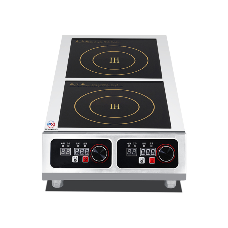 Vertical Dual Burner Countertop Commercial Induction Cooker