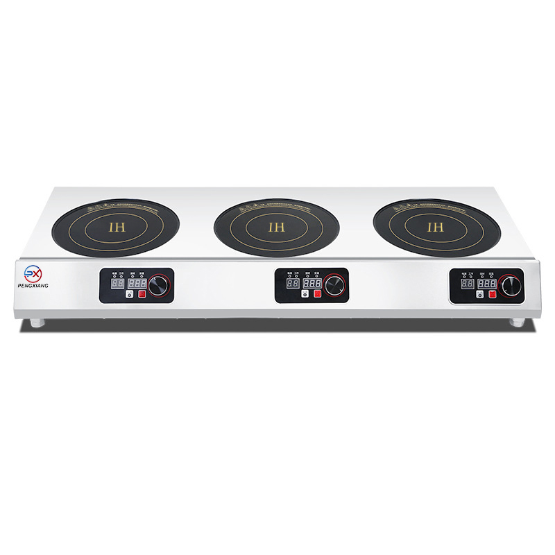 Three-Burner Countertop Commercial Induction Cooker