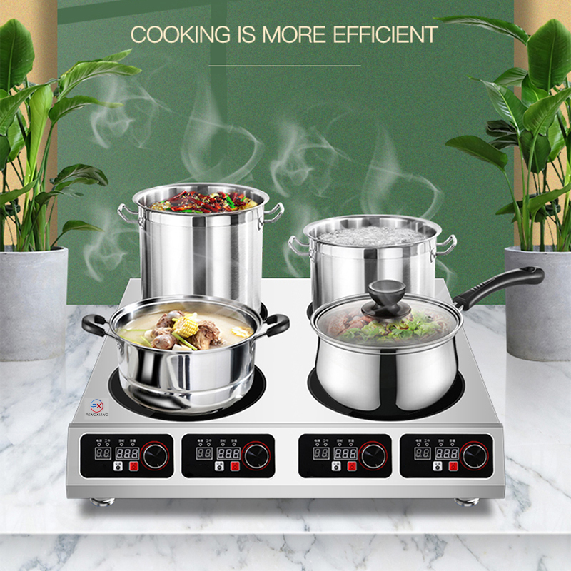 Four Burner Commercial Electric Induction Cooker