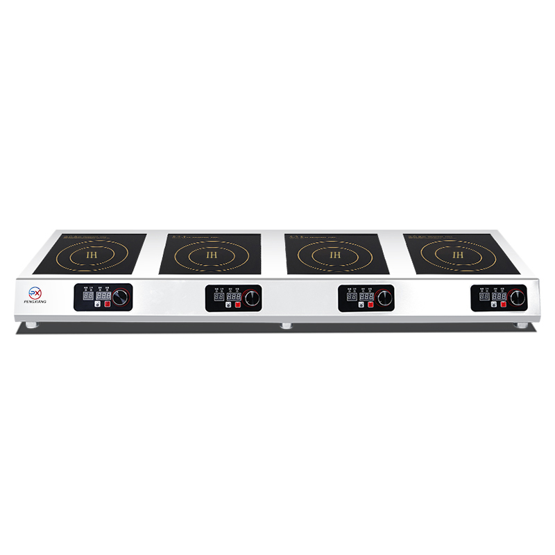 Four-Burner Countertop Horizontal Commercial Induction Cooker