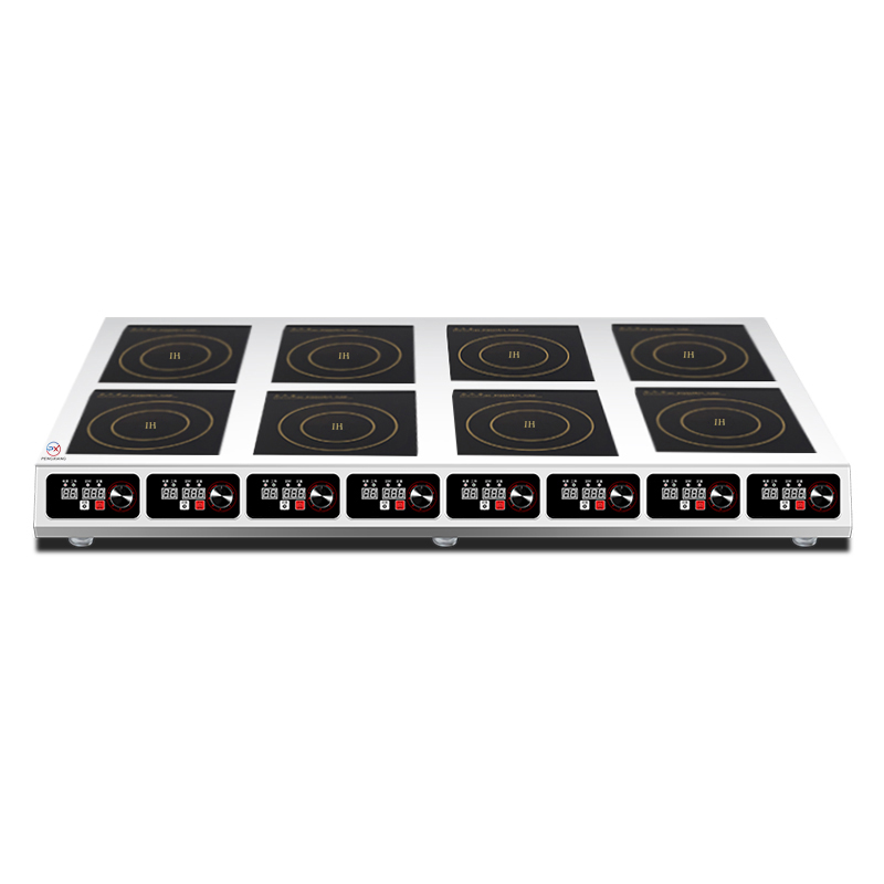 Eight-Burner Countertop Commercial Induction Cooker