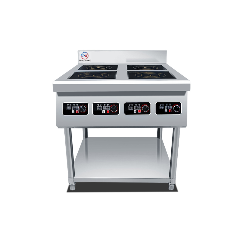 Four-Burner Free Standing Commercial Induction Cooker