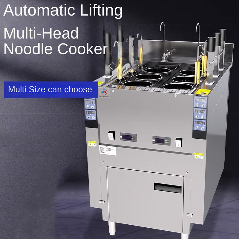 Fully Automatic Free Standing Electric Pasta/Noodle Cooker with 6 Baskets