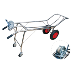 NL12303 Stainless steel transport trolley