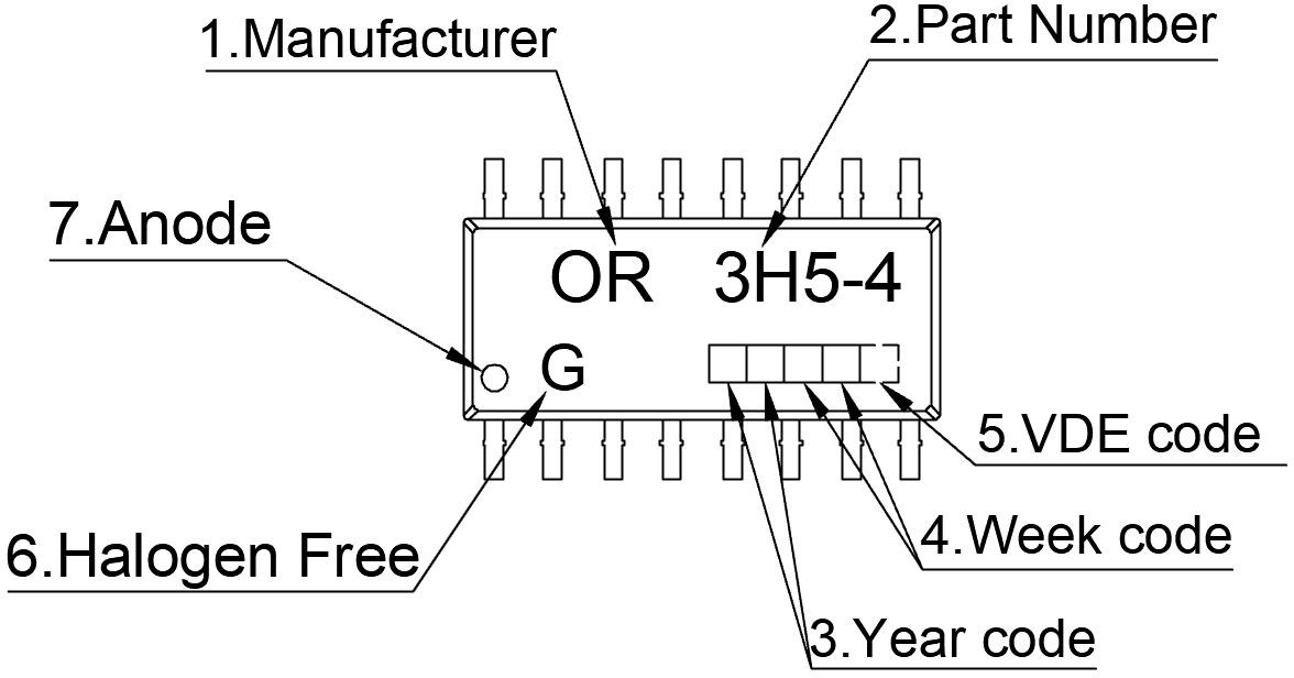 Darlington Optocoupler OR-3H5-4