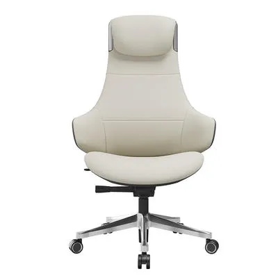 Returning to tradition, the new wheelless leather chair leads a new trend in office furniture