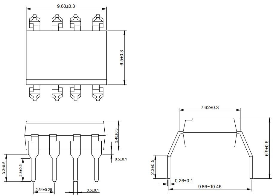 Darlington Optocoupler ORPC-825-EN-V1