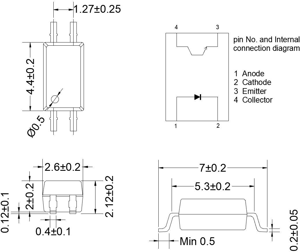 Automotive Grade Transistor Optocoupler OR-3H7-(CG)-EN-V1