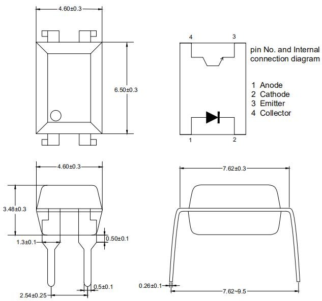 Transistor Optocoupler ORPC-817SC-H-EN-V11 for Electricity Meters 