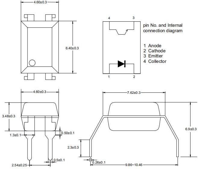 Transistor Optocoupler ORPC-817SC-H-EN-V11 for Electricity Meters 