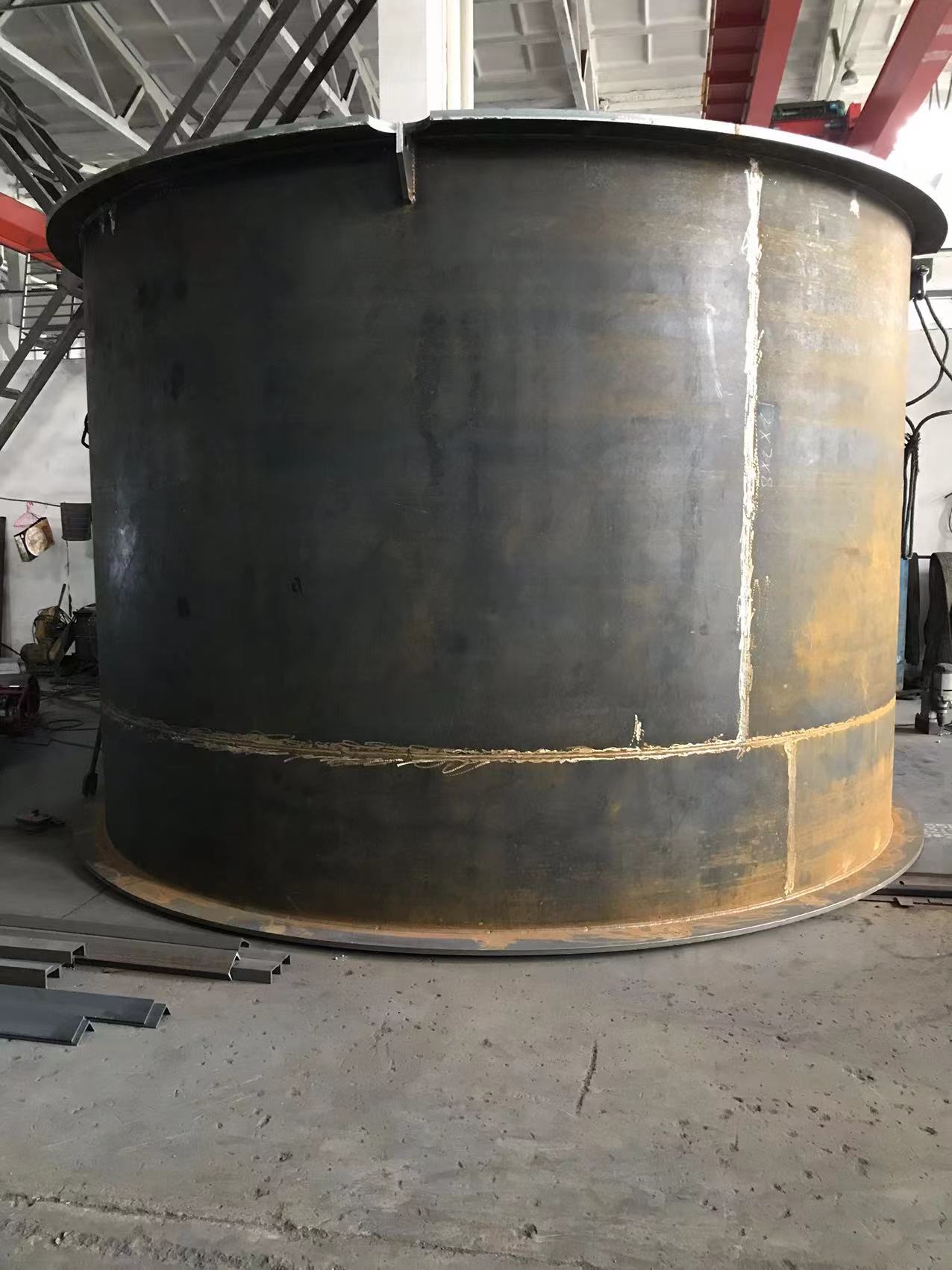 Furnace body of lead refining kettle for lead acid recycle plant