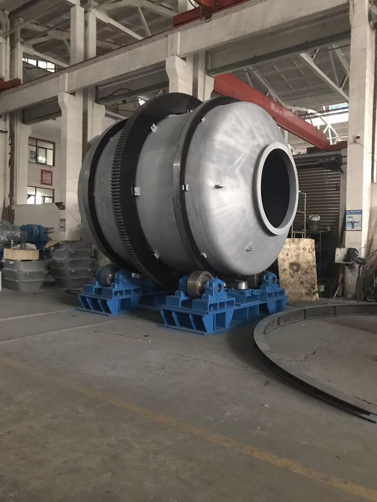 10T lead acid fully automatic recycle machine gas melting furnace lead recycling rotary furnace
