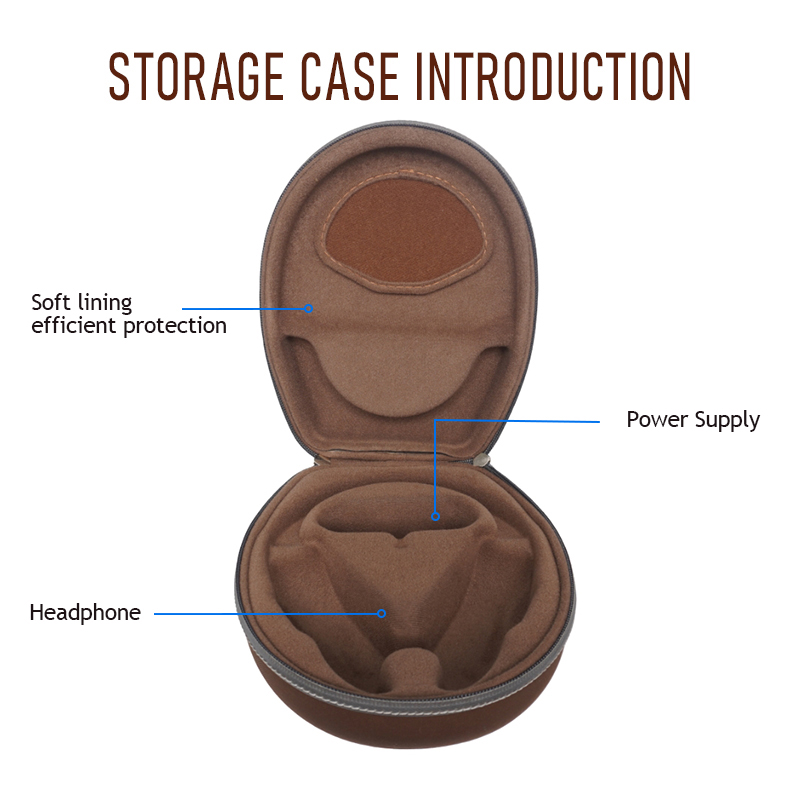  Funda de EVA para auriculares con asa 