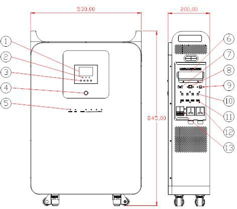 Solar Energy Storage Inverter Control Integrated Machine