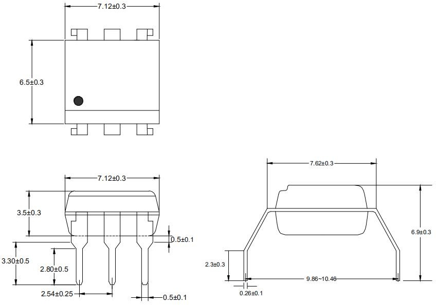 Consume Grade Phototransistor Optocoupler OR-3H7-EN-V13