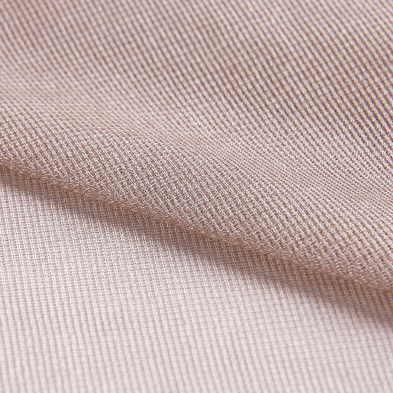 Silver Fiber Ultra-Thin Mesh Fabric