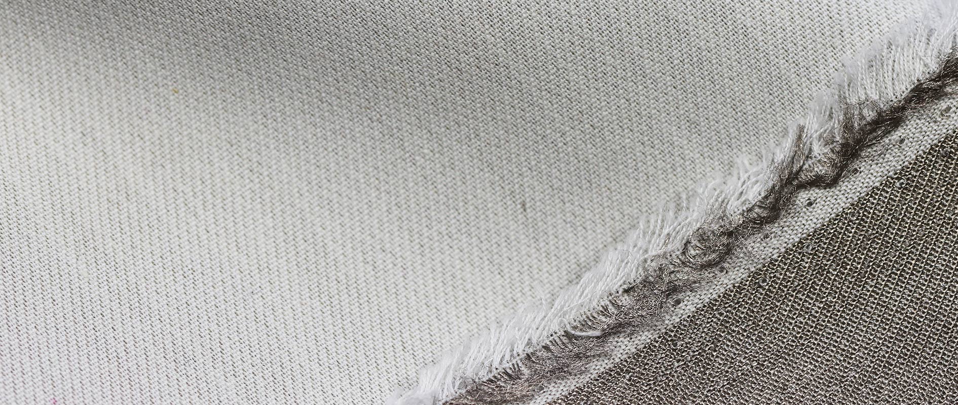 Silver and cotton fiber double-sided fabric