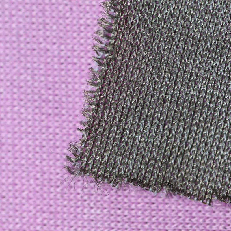 Silver And Modal Stretch Fabric