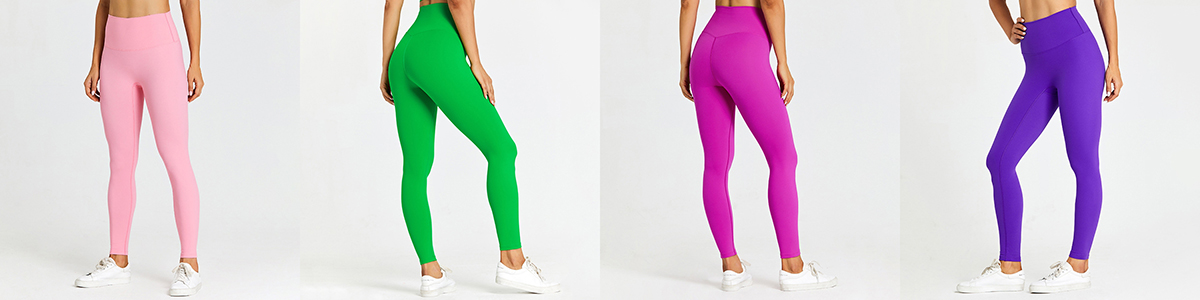 Women high waist no awkwardness line yoga leggings