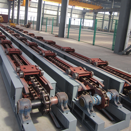 Transverse chain conveyor