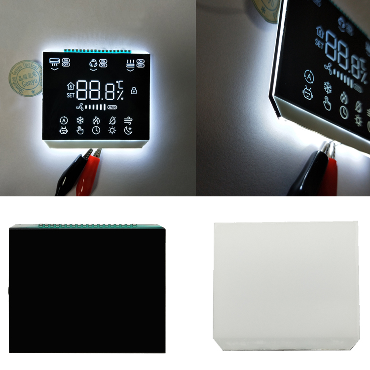 GY07924 China LCD factory Custom Thermostat LCD Screen